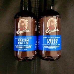 * Sold *Dr. Squatch - 2 Fresh Falls Shampoo - All Natural - Sealed - 8oz Bottles